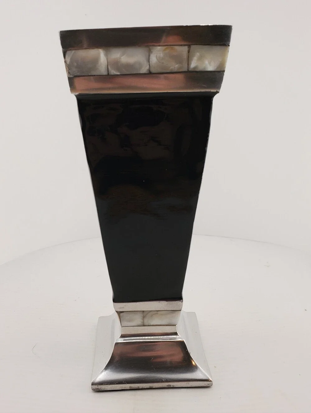 Julia Knight Sand Cast MOP Vase